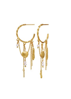 Notus earring Gold Maanesten